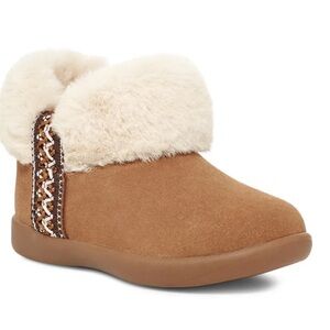 UGG Girl's Dreamee Suede Booties, SIZE 10